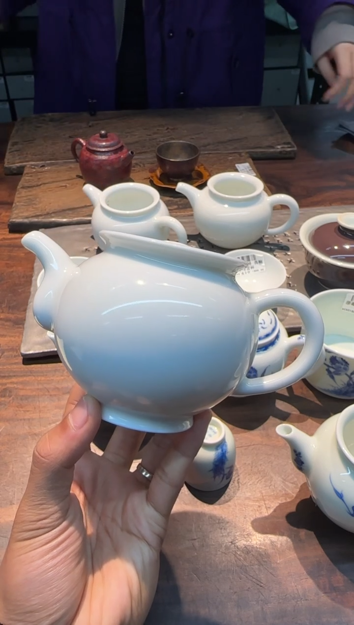 【闪购商品】刘钦莹 石桥 青釉若拙公道杯