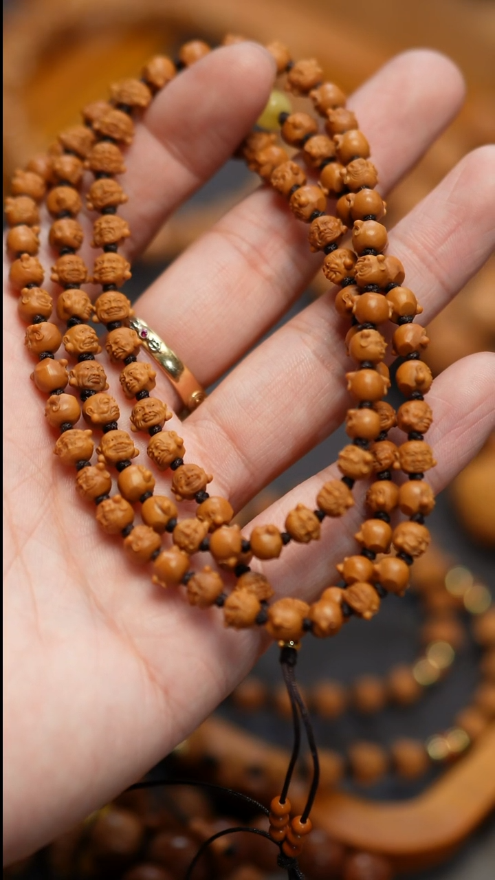 吊坠猴头核桃7核尖罗汉108