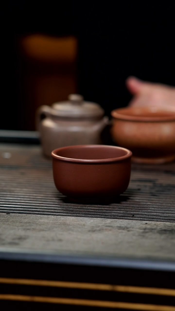 【闪购商品】紫砂茶壶06-底槽清静心杯60cc