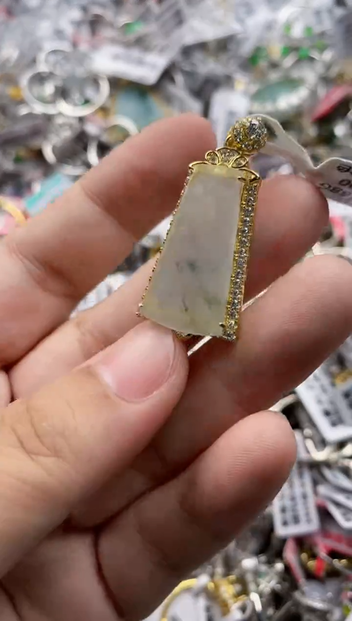 银S925镶嵌戒指翡翠444    8