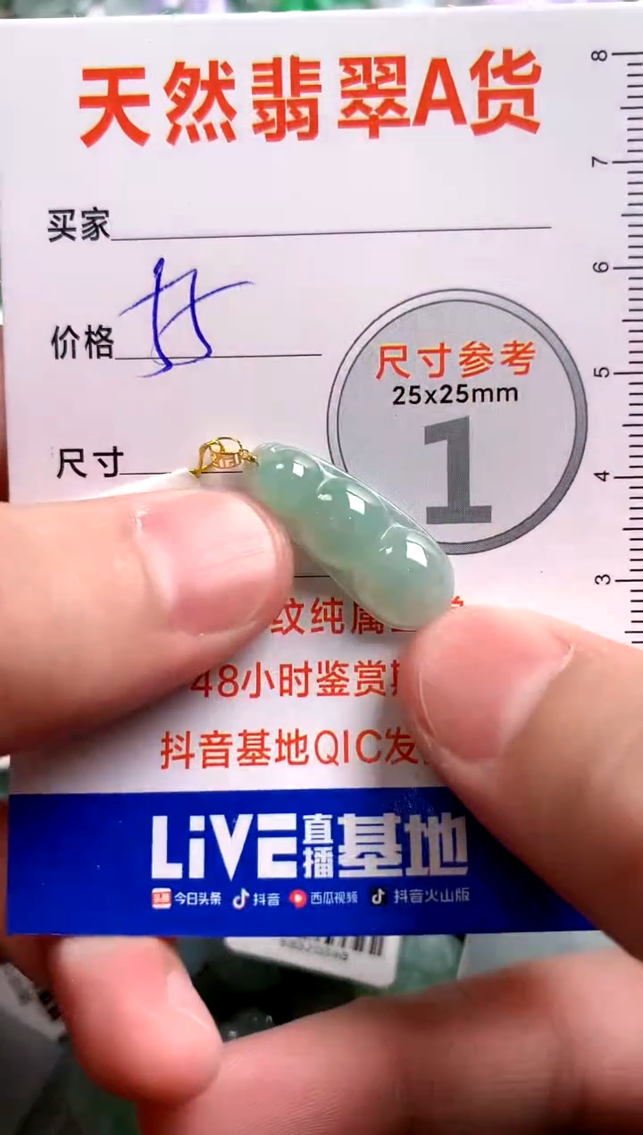 【闪购商品】翡翠颈饰18K金镶嵌14005404