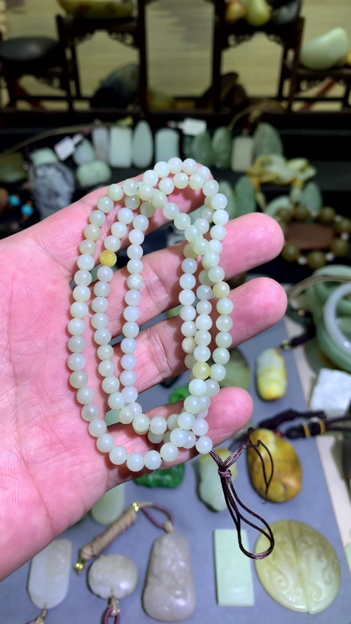 【闪购商品】和田玉颈饰未镶嵌子料卡5链子吊坠链子