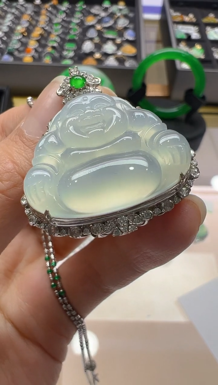 【闪购商品】翡翠吊坠(不含链)18K金镶嵌多样性团购发一件