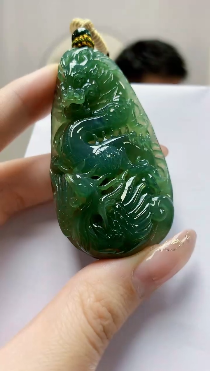 未镶嵌定制翡翠5028jw-毛货挂件89