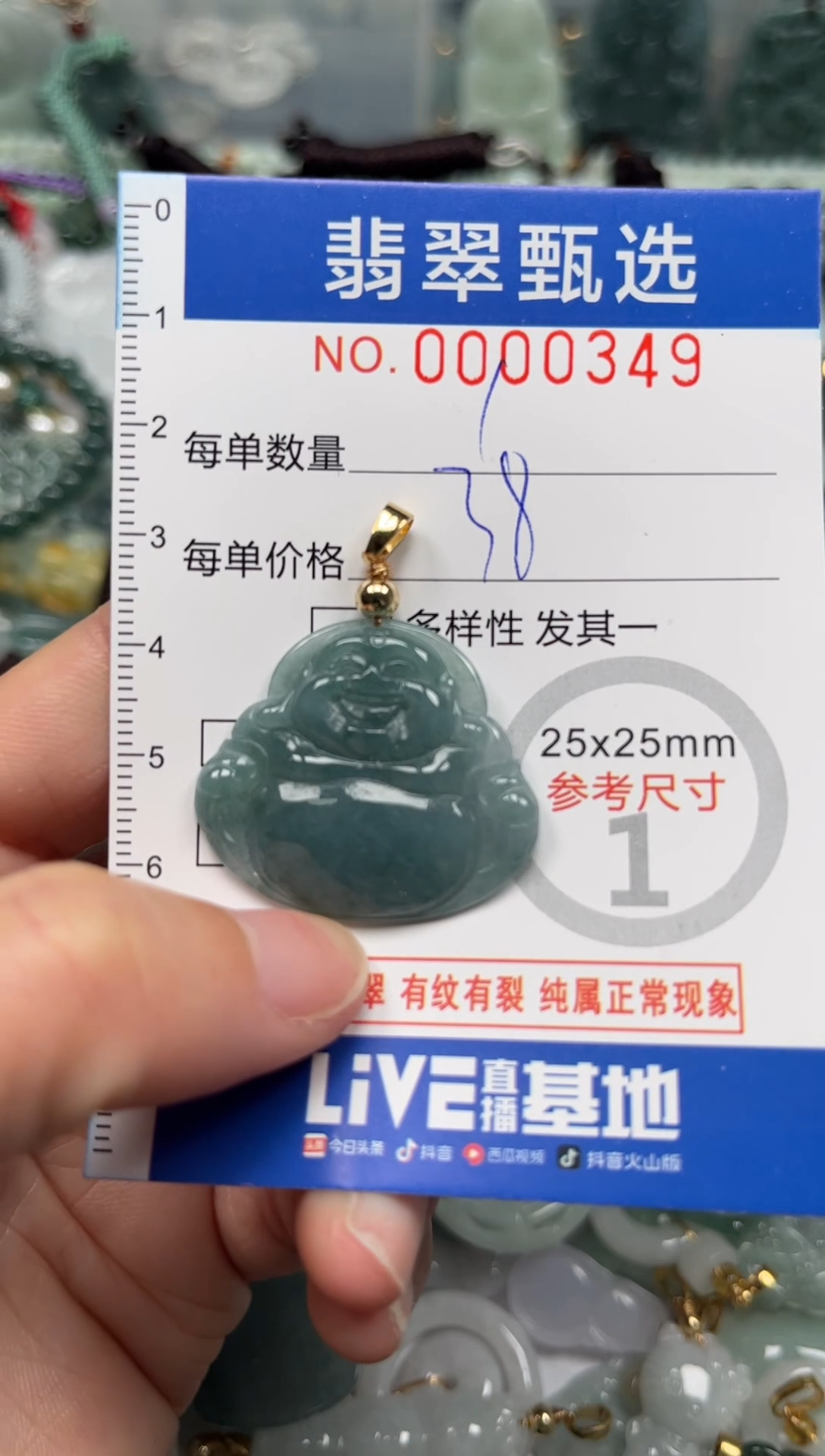 【闪购商品】翡翠颈饰未镶嵌00..0349