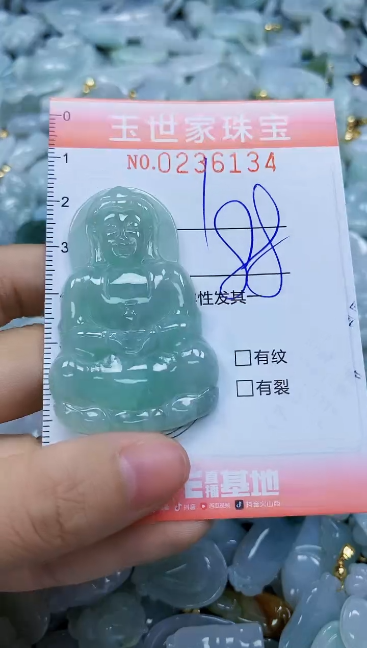翡翠未镶嵌颈饰闪购0236134