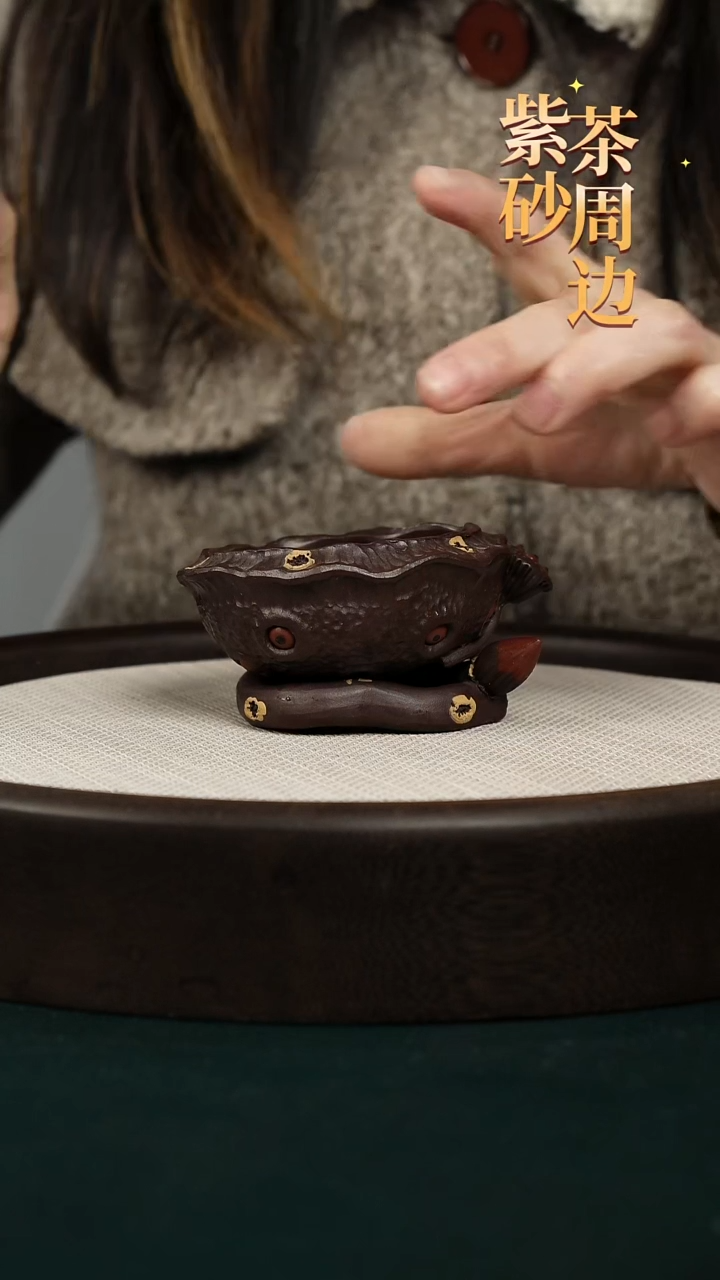 【闪购商品】紫砂茶壶紫泥手工莲子茶漏