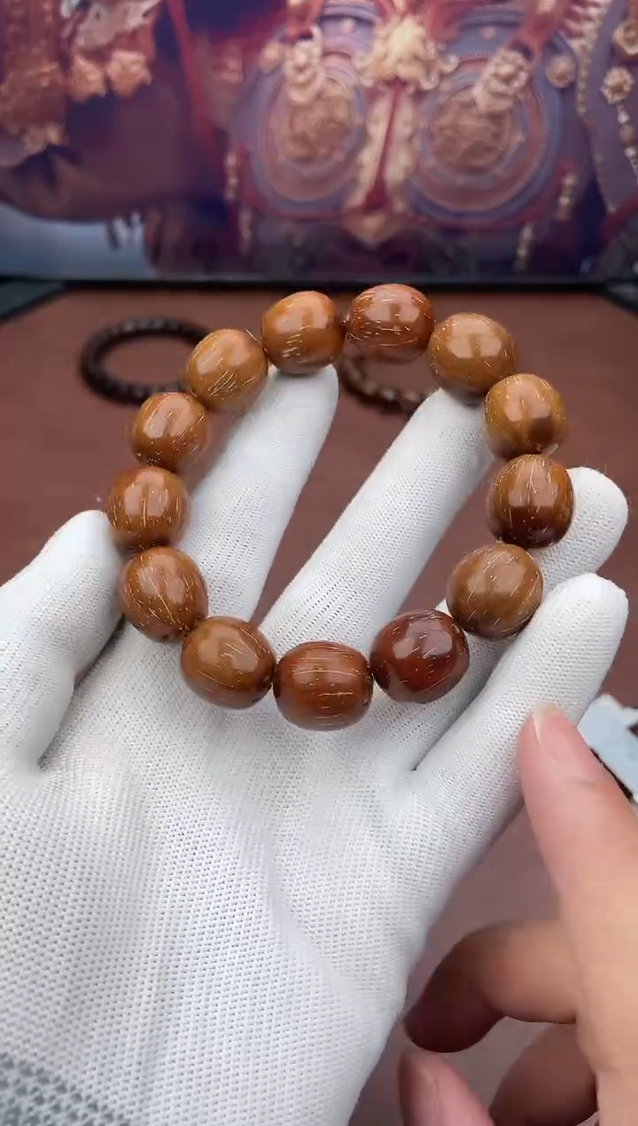 手串紫金鼠4号枣珠