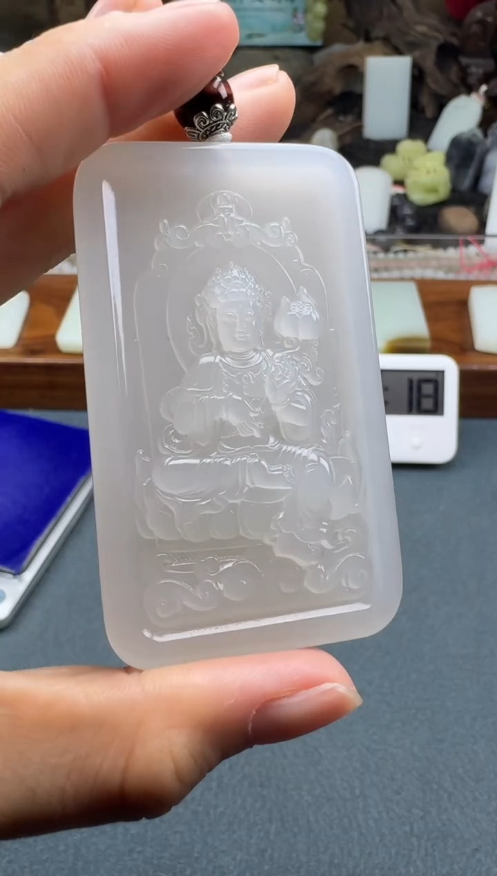【闪购商品】和田玉颈饰未镶嵌开心