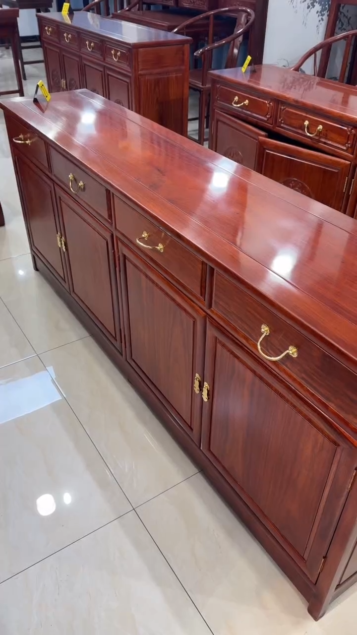 【闪购商品】花梨木类柜类家具刺猬餐边柜198*40*80素面