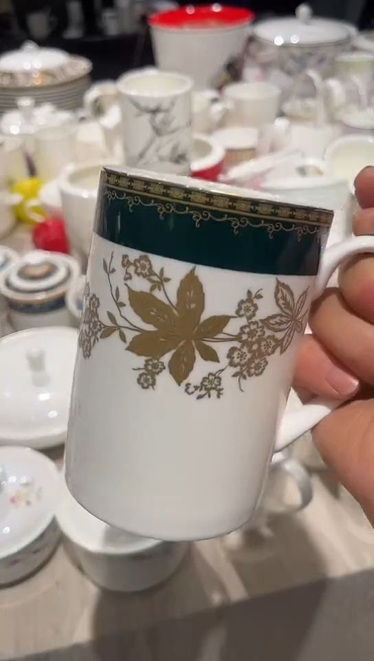 瓷杯子1个隆达骨瓷