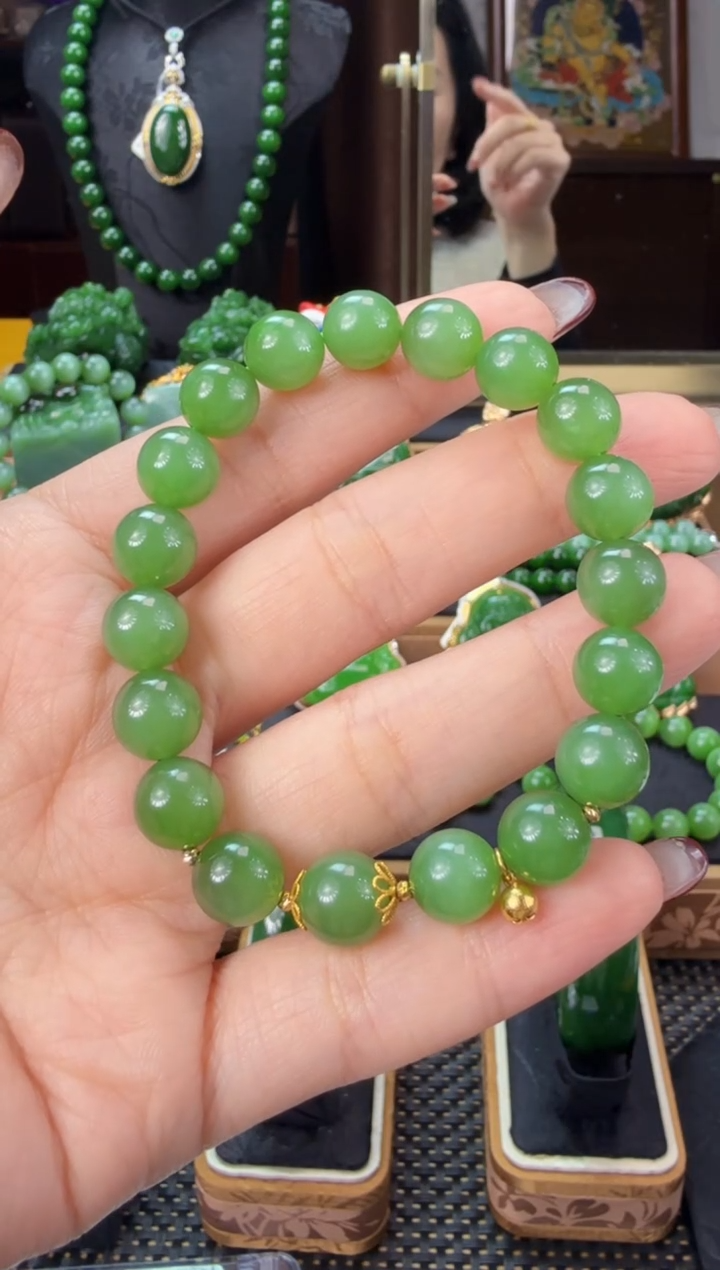 【闪购商品】和田玉（碧玉）手串未镶嵌  