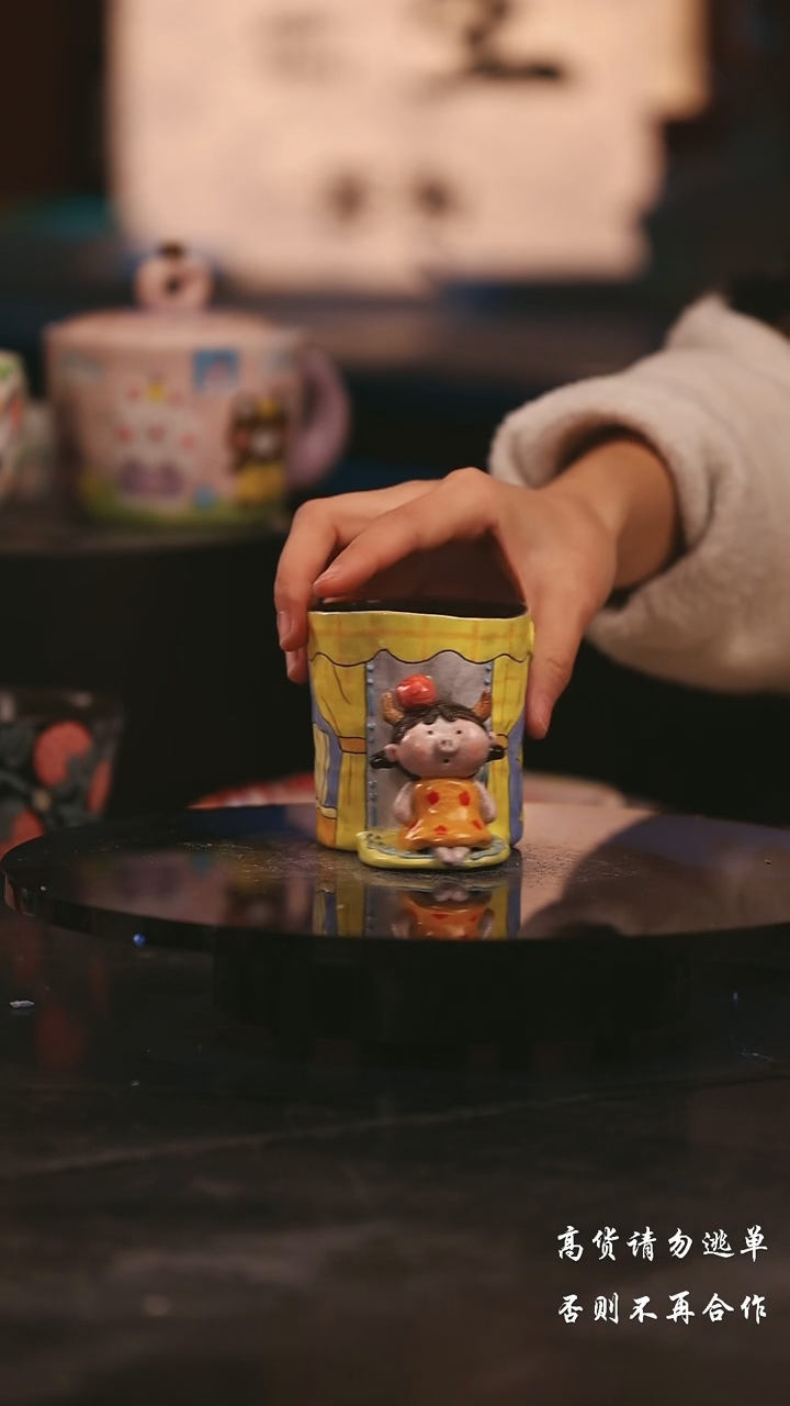 陶瓷景德镇可爱设计师款陶瓷 