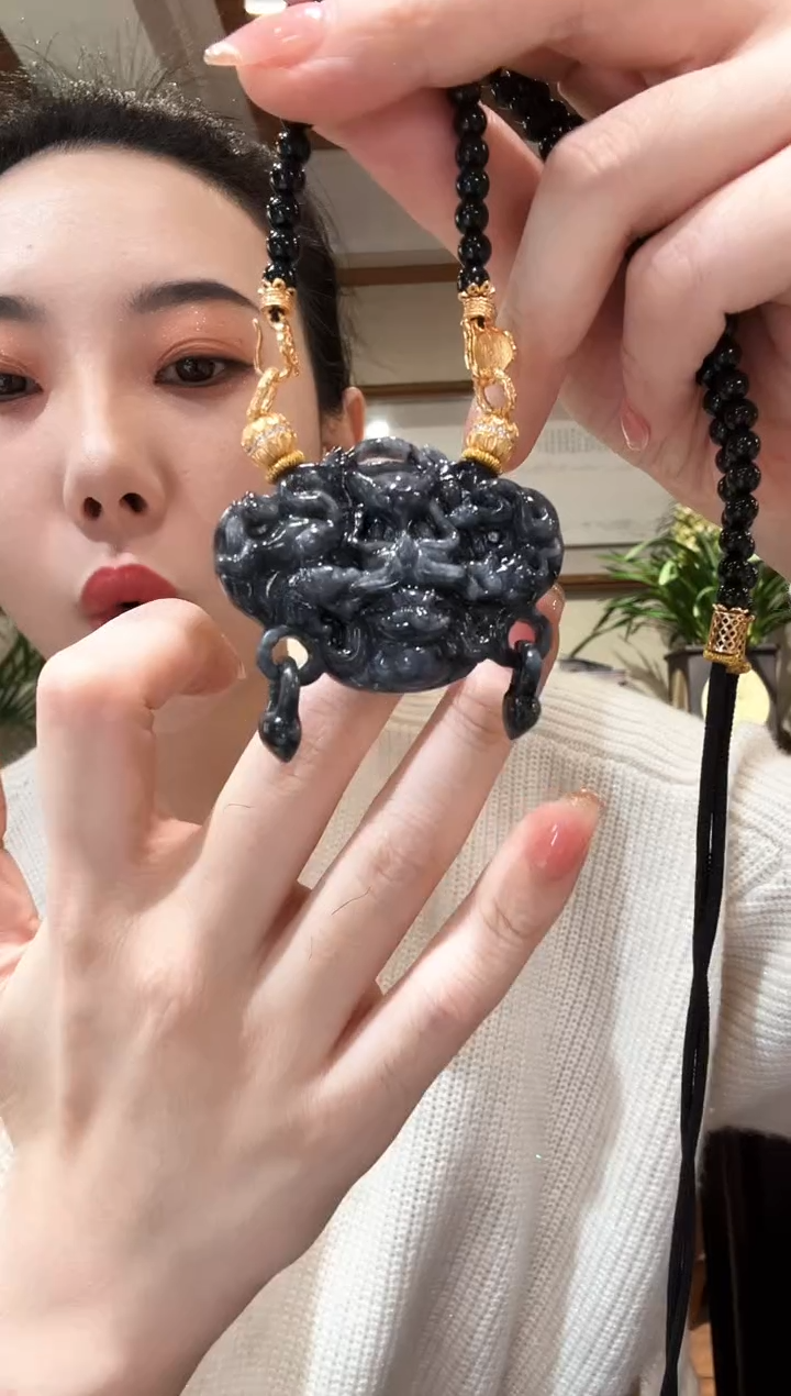 【闪购商品】翡翠颈饰未镶嵌国风