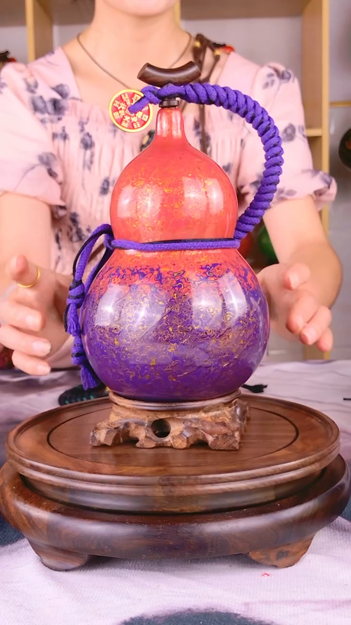 0555大漆酒葫芦 送葫芦就是福禄啦