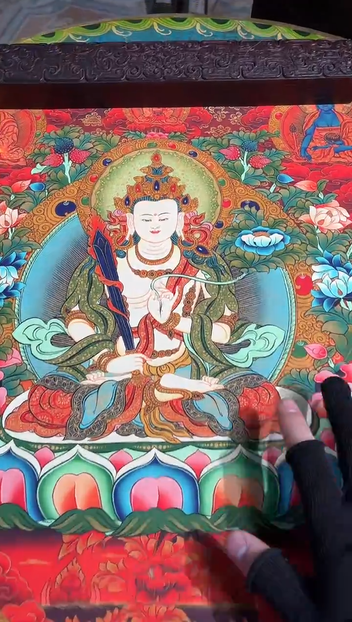 卷轴画路路的唐卡tk160