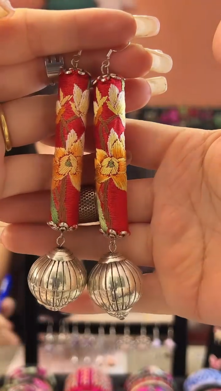 织绣艺枝独绣老绣饰品103