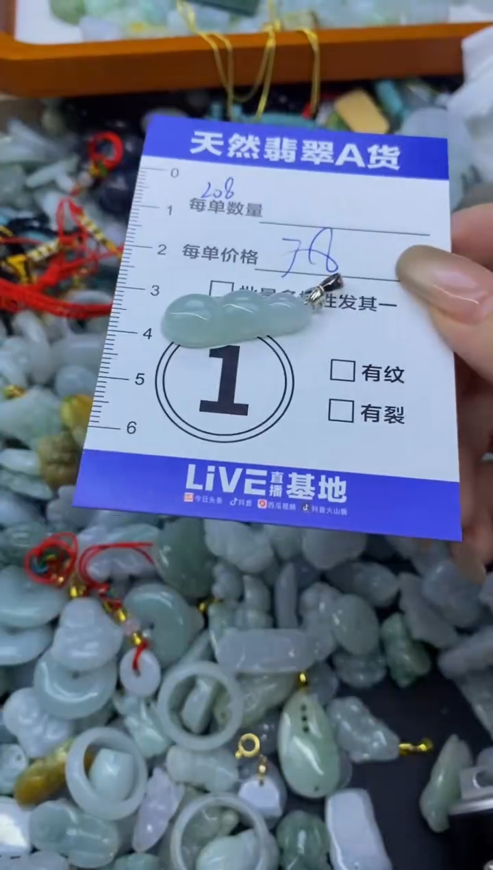 颈饰未镶嵌翡翠天然翡翠A货批量多样性发一件