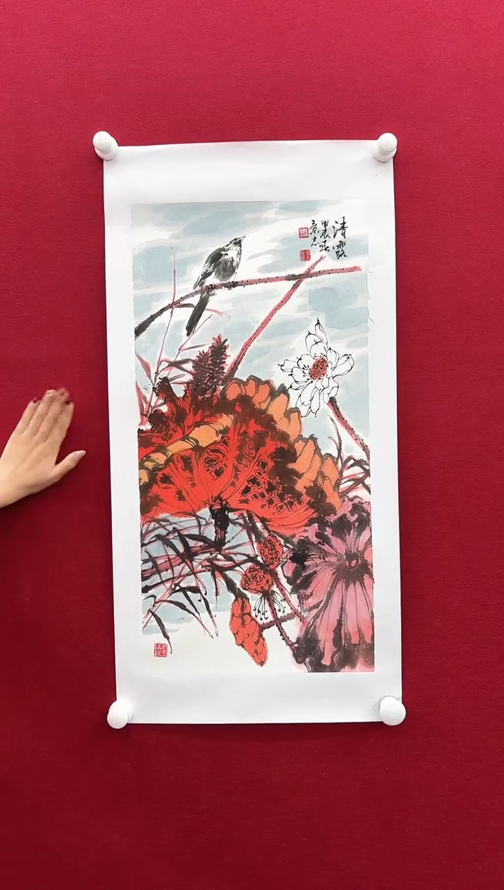 【闪购商品】国画L-赵老师-绘画作品-888