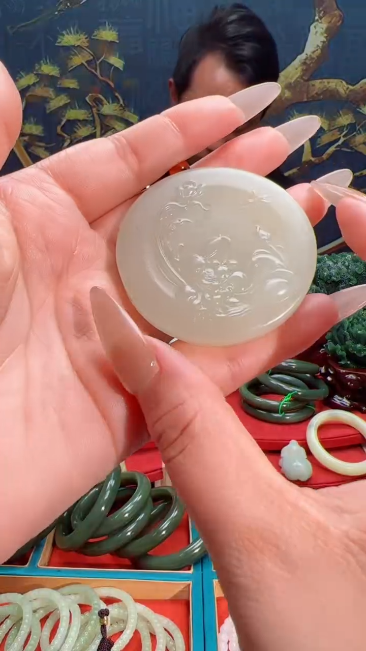 【闪购商品】和田玉吊坠未镶嵌1