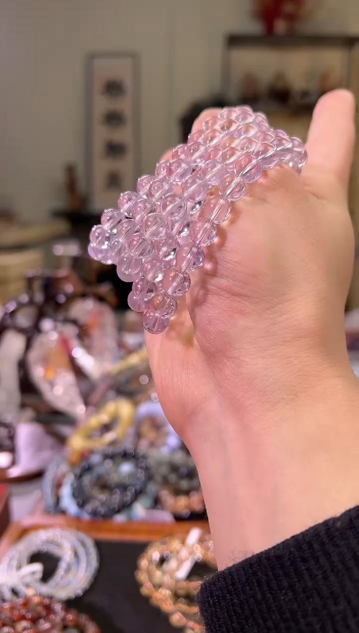 【闪购商品】紫晶手串未镶嵌8mm玻利维亚紫水（多样性发其一）