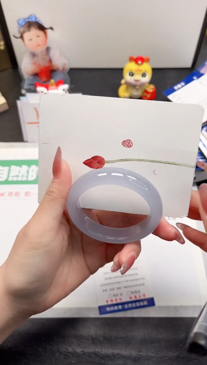 【闪购商品】石英质玉手镯未镶嵌202-54