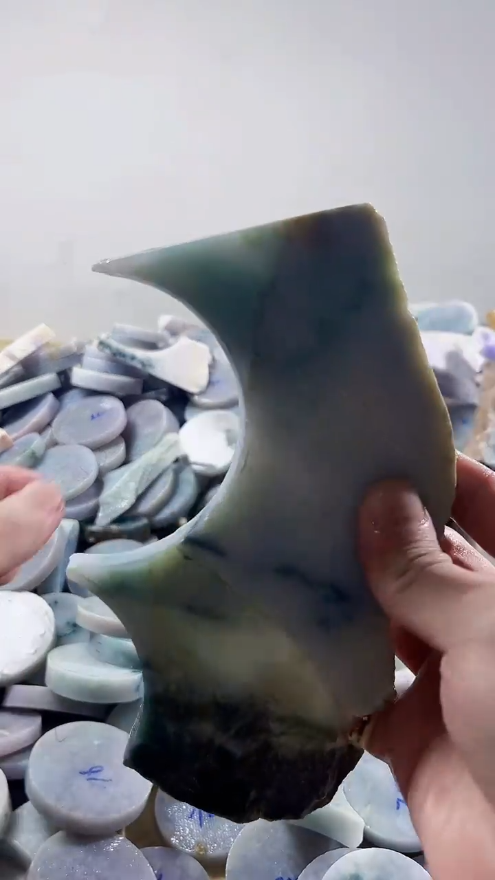 【闪购商品】翡翠裸石缅甸翡翠A货文35