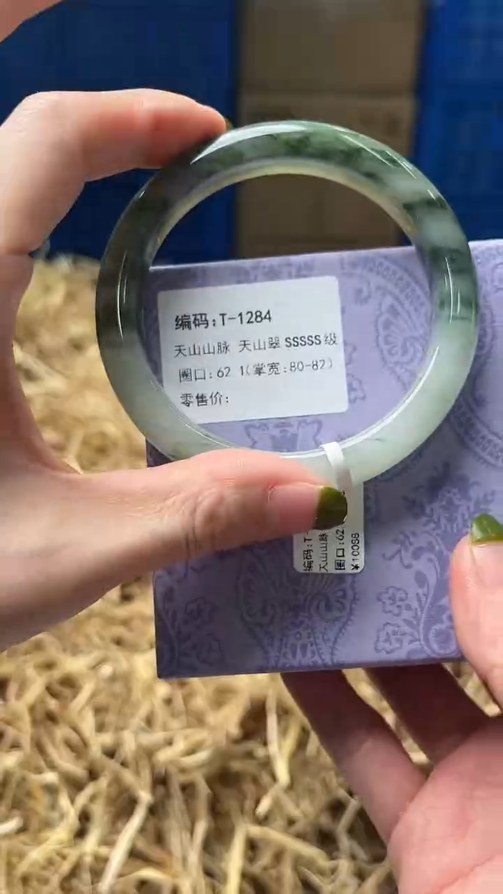 未镶嵌手镯石英质玉T1284