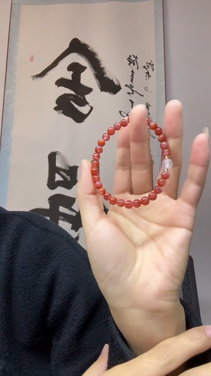 未镶嵌手串南红玛瑙卡6