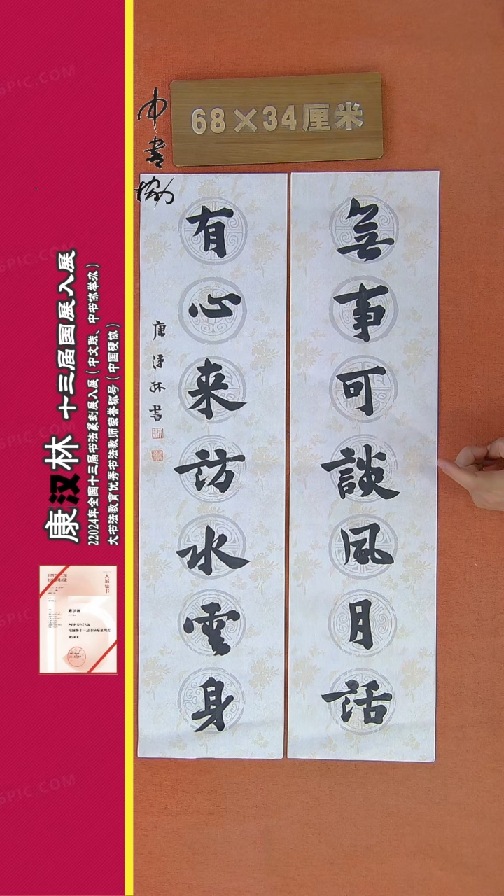 【闪购商品】书法73康汉林书法作品