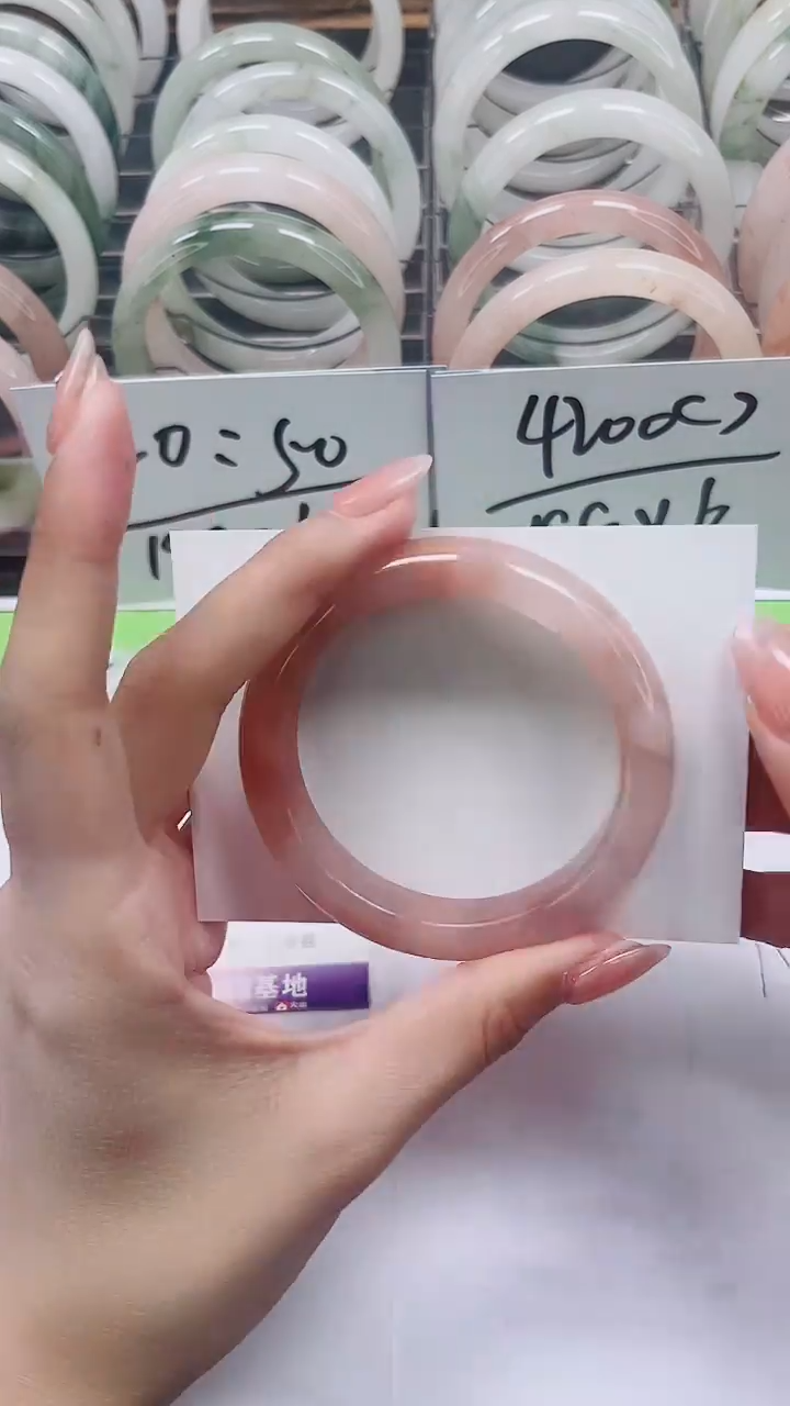 【闪购商品】石英质玉手镯未镶嵌A182-53/54