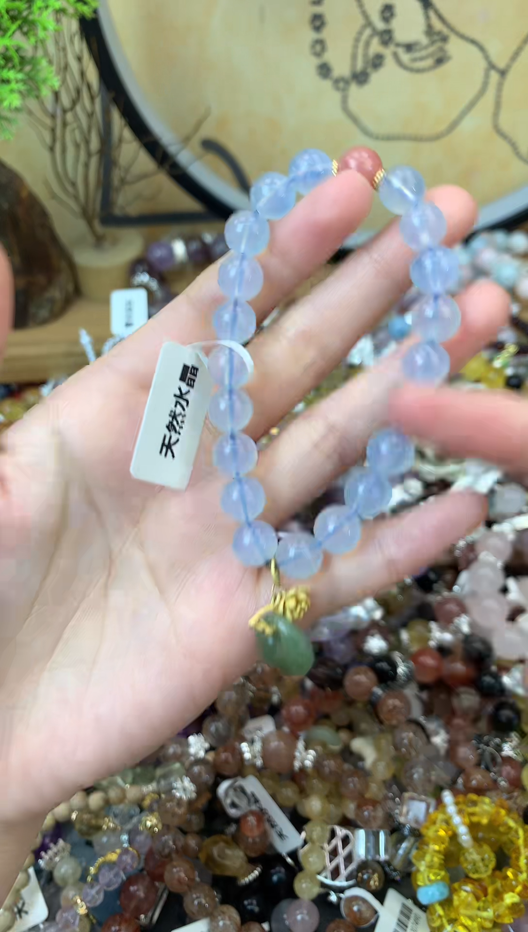 【闪购商品】海蓝宝石手链未镶嵌489