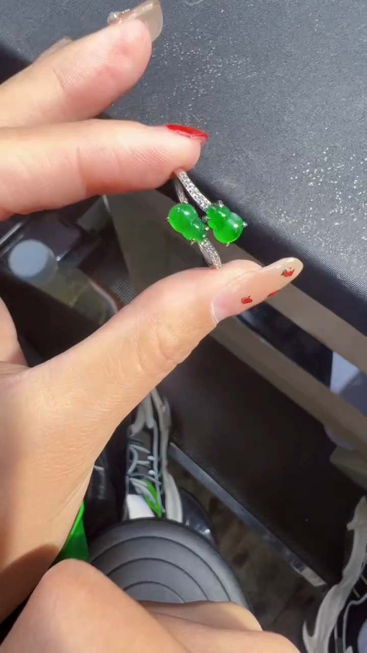 【闪购商品】定制翡翠未镶嵌戒指1佛公定金