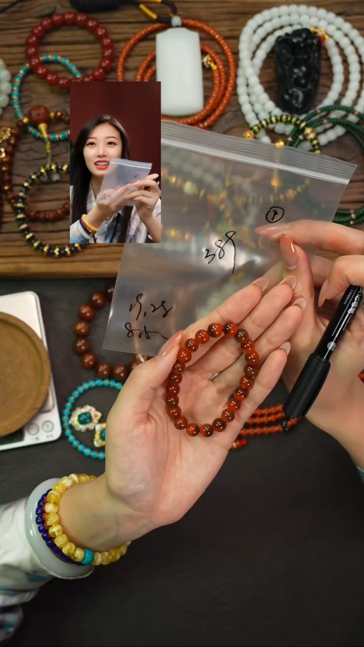 玛瑙/玉髓手串未镶嵌米*遇见匠心品质回血