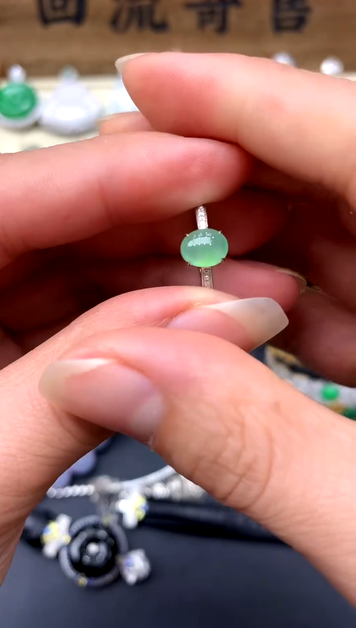 【闪购商品】翡翠戒指18K金镶嵌198-中国好珍宝