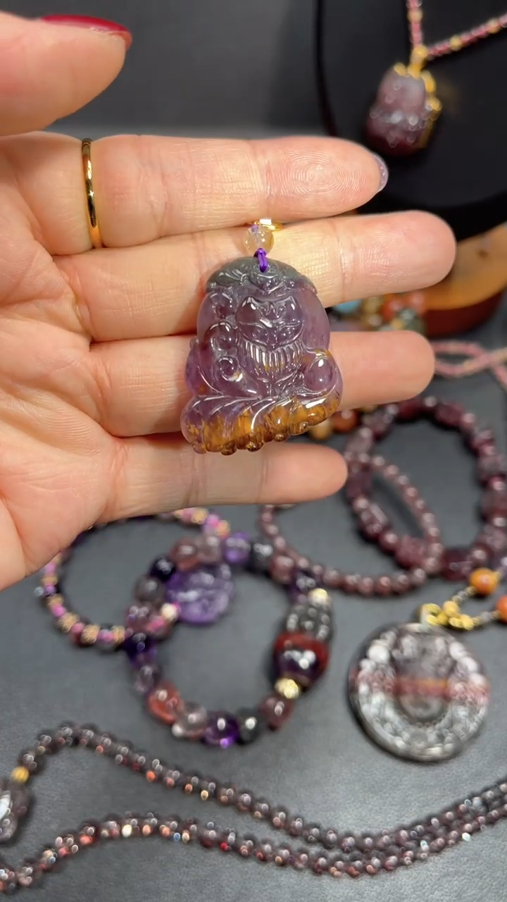 【闪购商品】水晶颈饰未镶嵌【百晶灵儿】天然水晶定制款