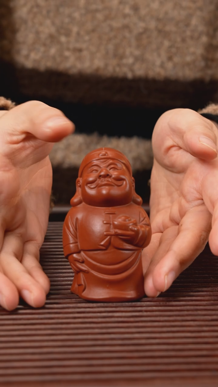 【闪购商品】紫砂茶宠朱泥地主