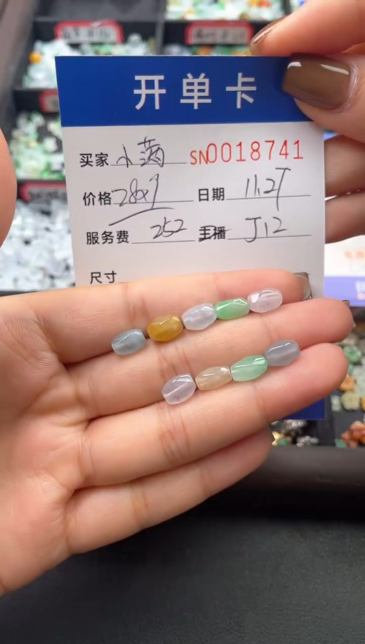 颈饰未镶嵌翡翠小*18741