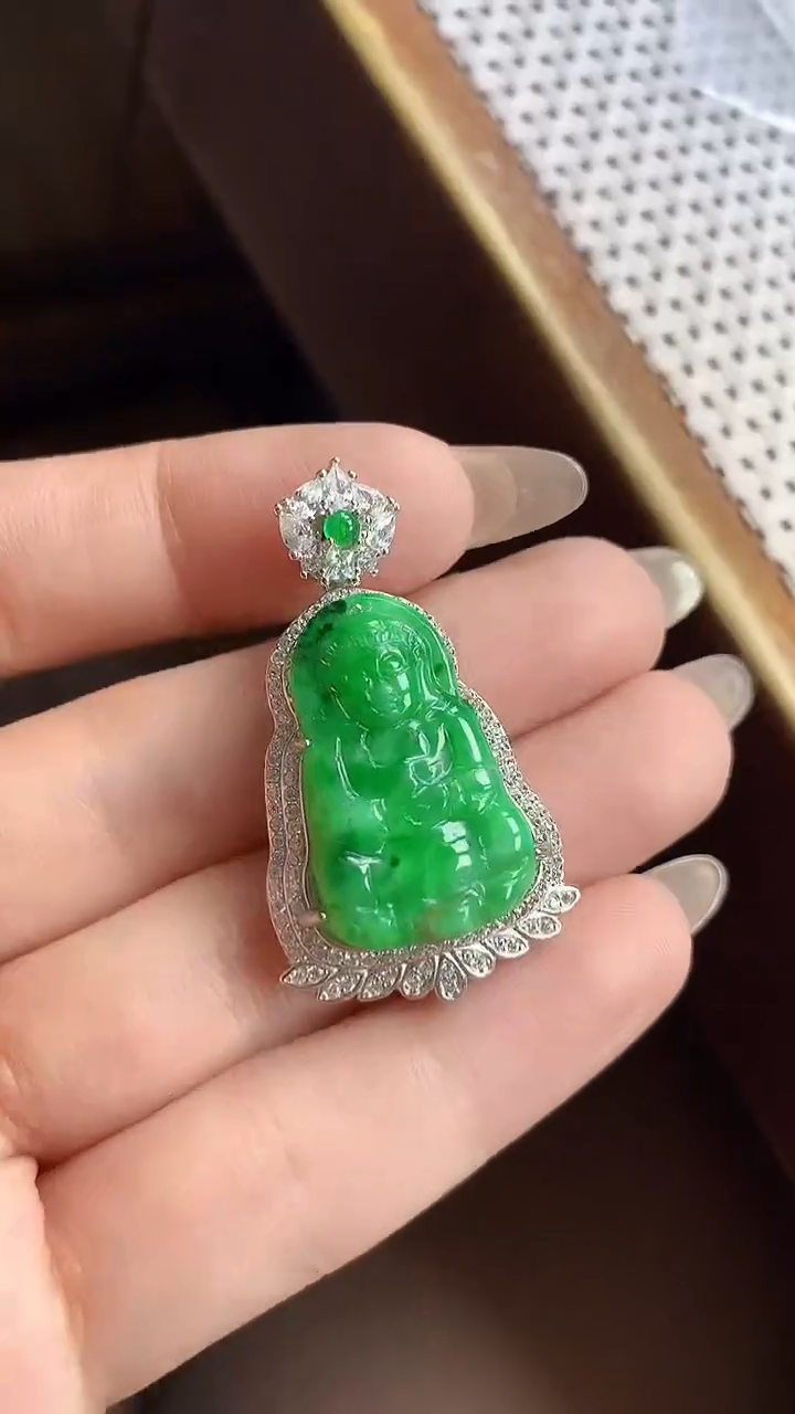 【闪购商品】翡翠颈饰银S925镶嵌颈饰