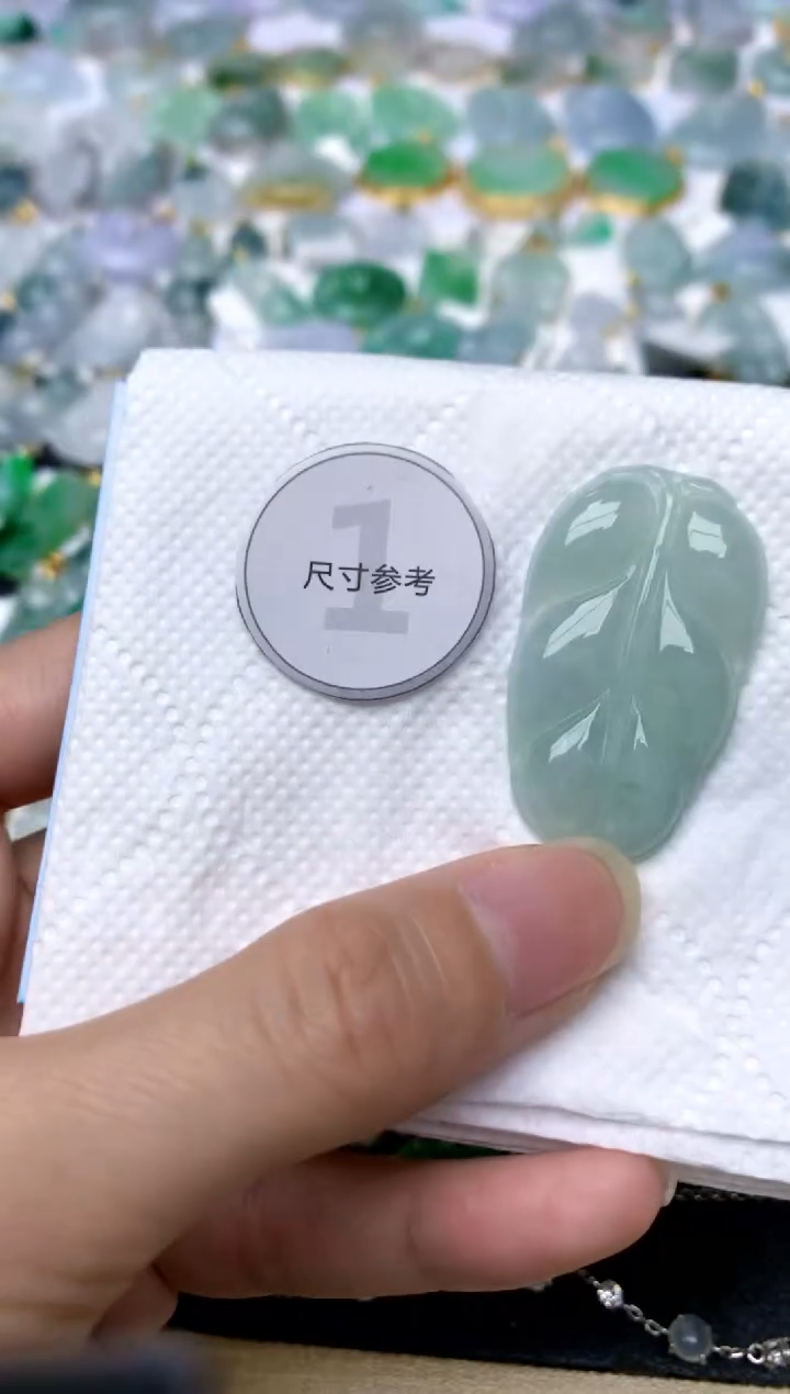 颈饰未镶嵌翡翠天然A货翡翠