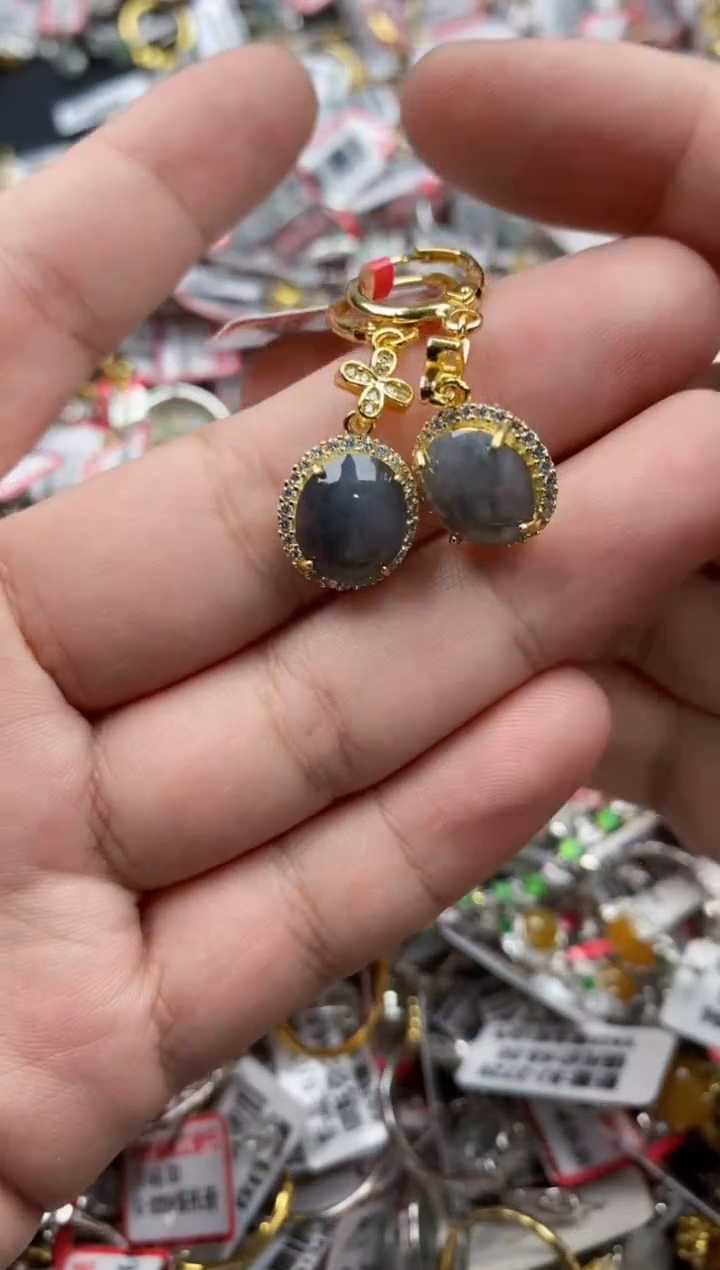 【闪购商品】翡翠戒指银S925镶嵌555555---8