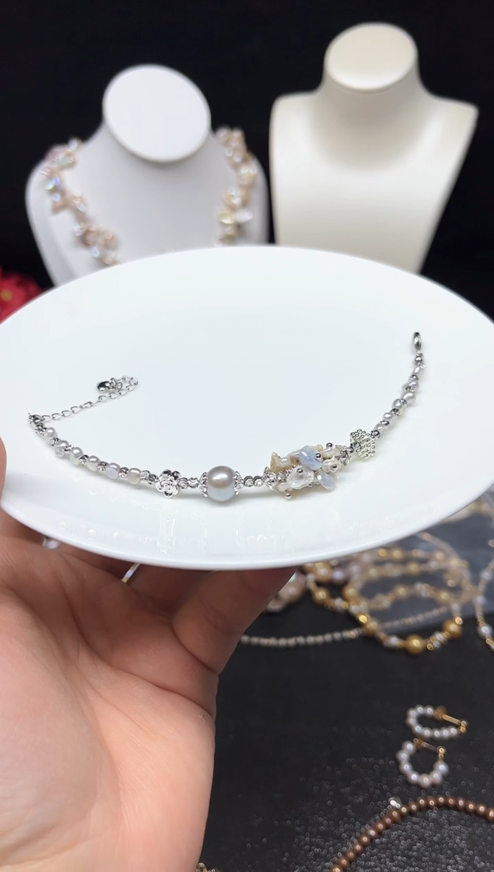 【闪购商品】淡水珍珠手串未镶嵌多人