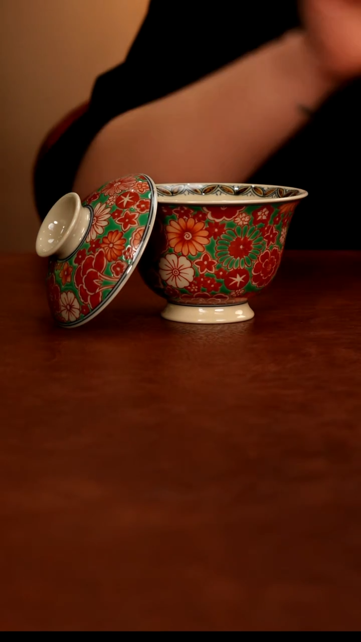 摆件陶景德镇瓷器，青花瓷手绘茶具~