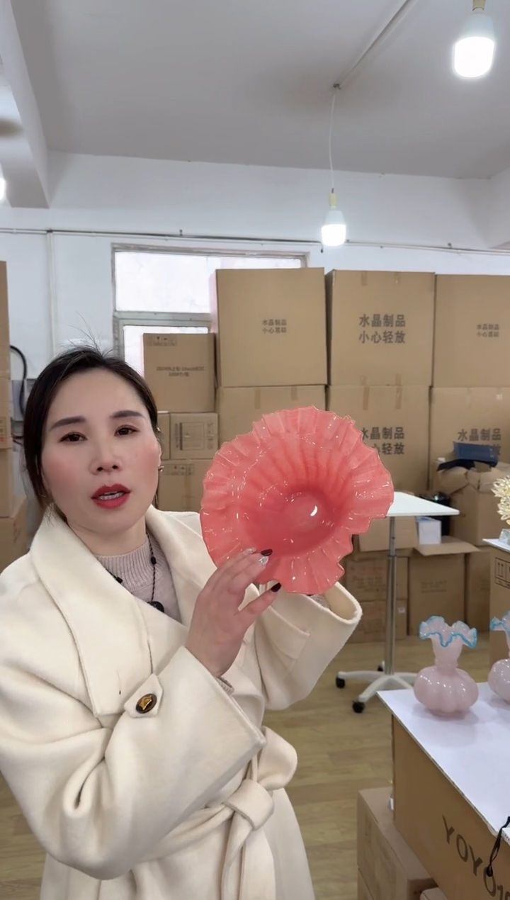 【闪购商品】无铅玻璃美全花器-c-早18