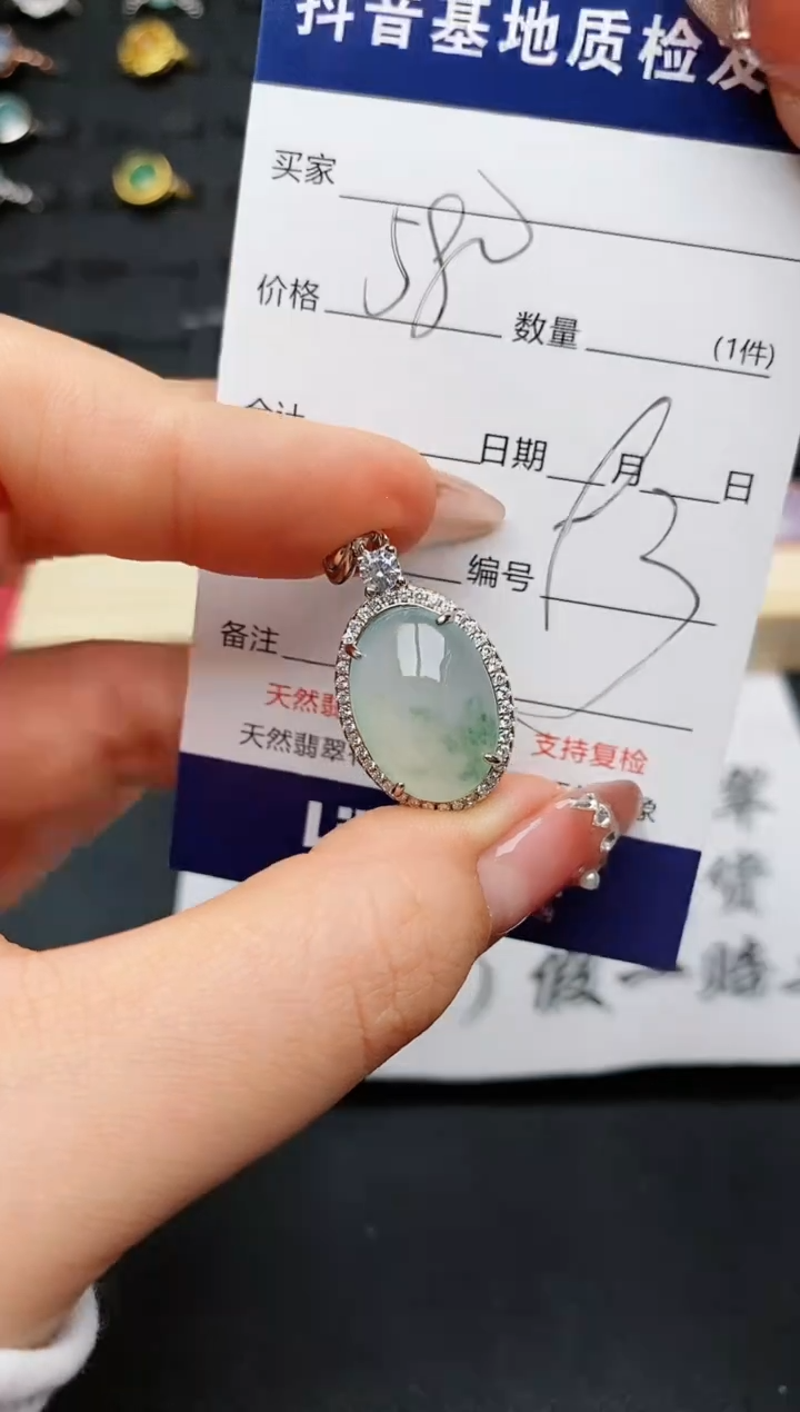 【闪购商品】翡翠颈饰银S925镶嵌..........