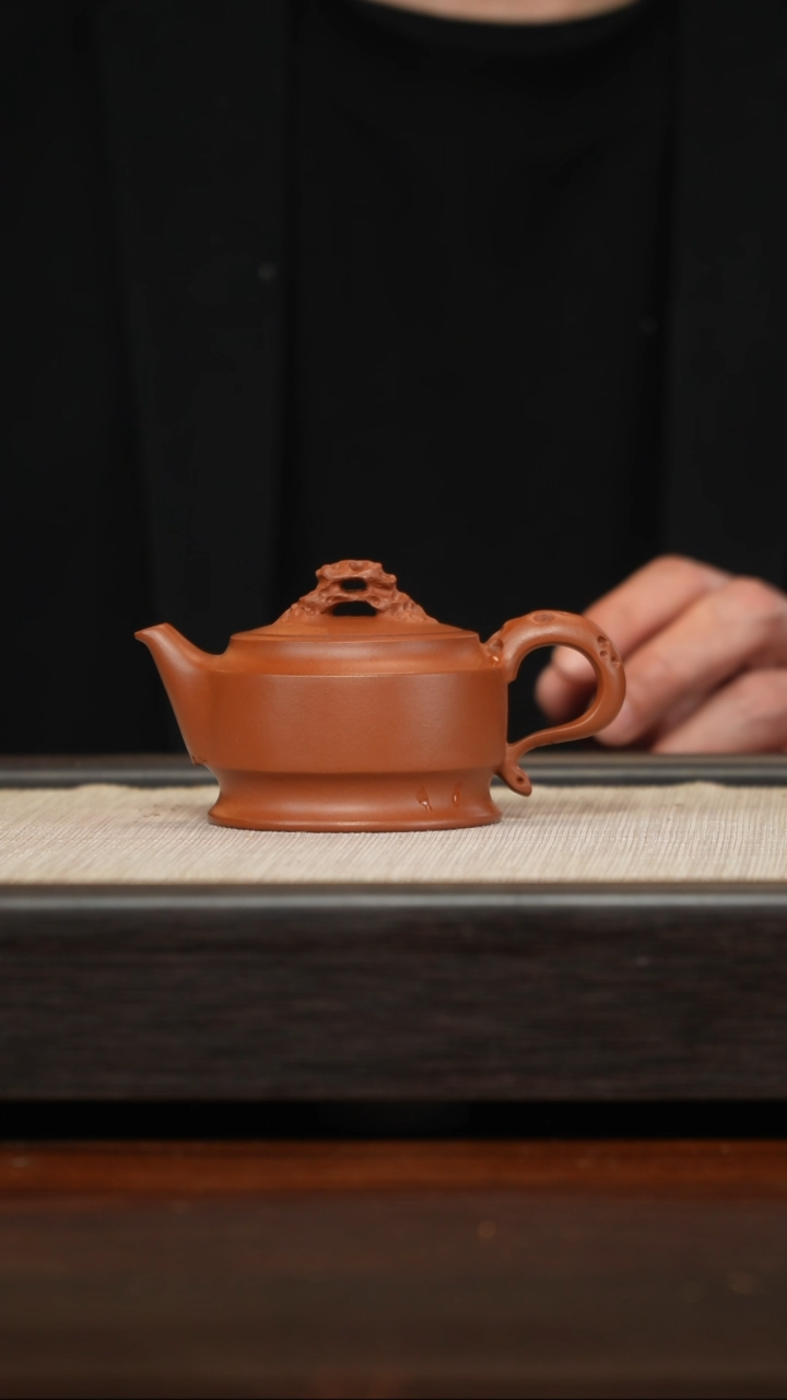 【闪购商品】紫砂茶壶朱泥磐石