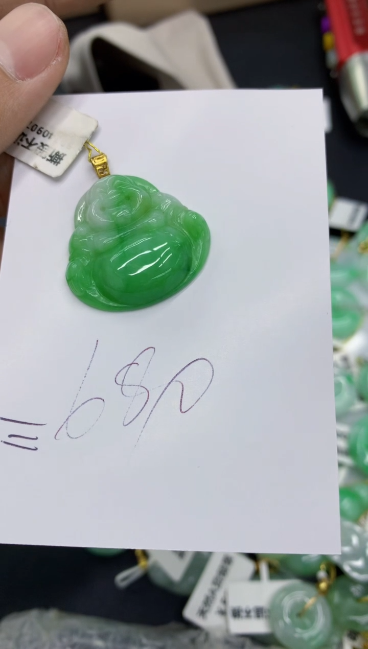 翡翠18K金镶嵌颈饰号链接1111111