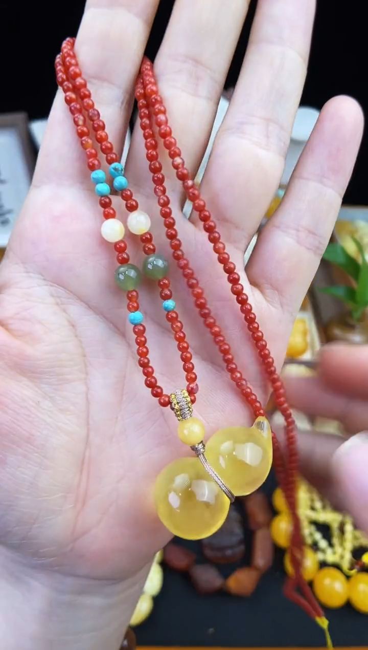 琥珀未镶嵌珠宝奇石柒月