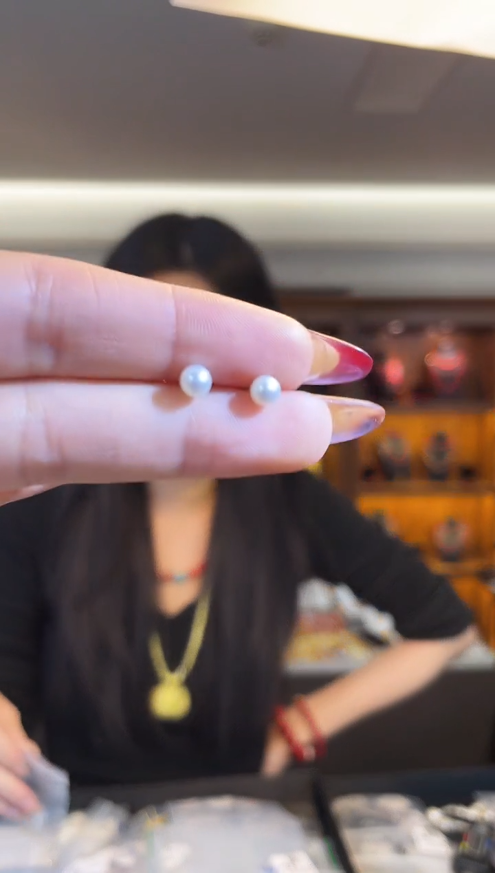 未镶嵌耳饰淡水珍珠（多样性发一件）