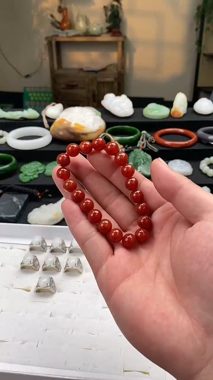 【闪购商品】玛瑙/玉髓手串未镶嵌玛瑙手串